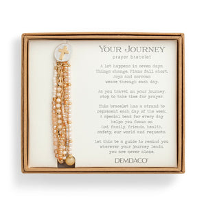 Prayer Bracelet Your Journey Champagne