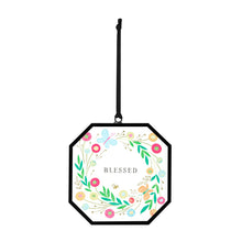 Load image into Gallery viewer, Suncatcher Blessed Floral Wreath Design
