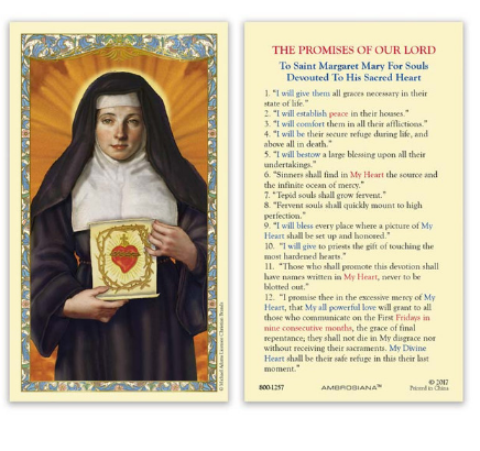 HOLY CARD - ST MARGARET MARY ALACOQUE – Gospa Missions