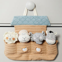 Load image into Gallery viewer, Noah&#39;s Ark with Squeakers Plush Toy Set
