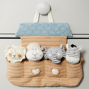 Noah's Ark with Squeakers Plush Toy Set