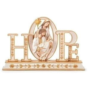 HOPE FIGURE - WHITE AND GOLD - 6.5" RESIN