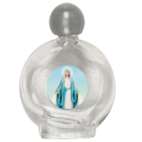 HOLY WATER BOTTLE -  OUR LADY OF GRACE - 2.25