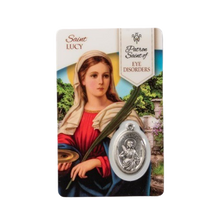 Load image into Gallery viewer, ST LUCY - EYE DISORDERS - PATRON SAINT SERIES
