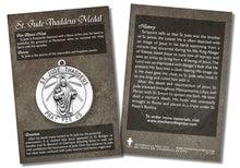 Load image into Gallery viewer, ST JUDE THADDEUS MEDAL EXPLAINED CARD
