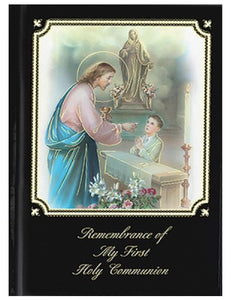 First Communion Missal Kneeling Boy English