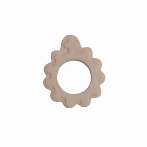 Baby's First Rosary Natural Rubber Teether (Dusty Pink)