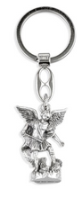 Load image into Gallery viewer, St Michael Keychain
