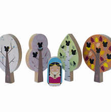 Load image into Gallery viewer, St. Kateri&#39;s Forest Wooden Seasons Set
