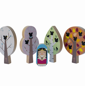 St. Kateri's Forest Wooden Seasons Set