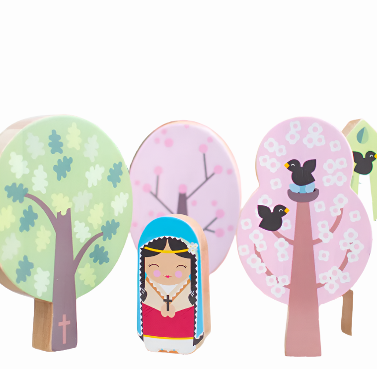 St. Kateri's Forest Wooden Seasons Set