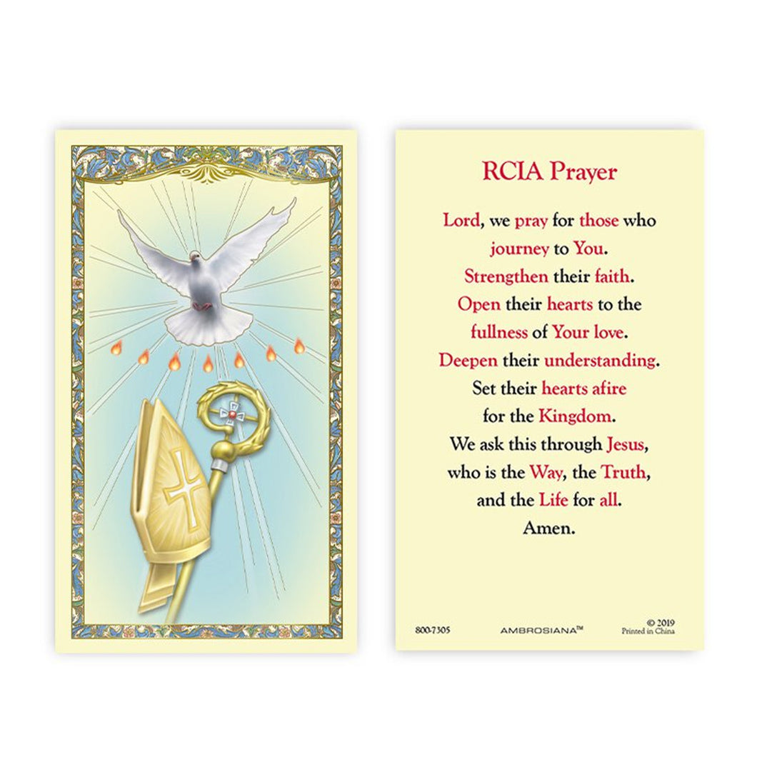 RCIA HOLY CARD