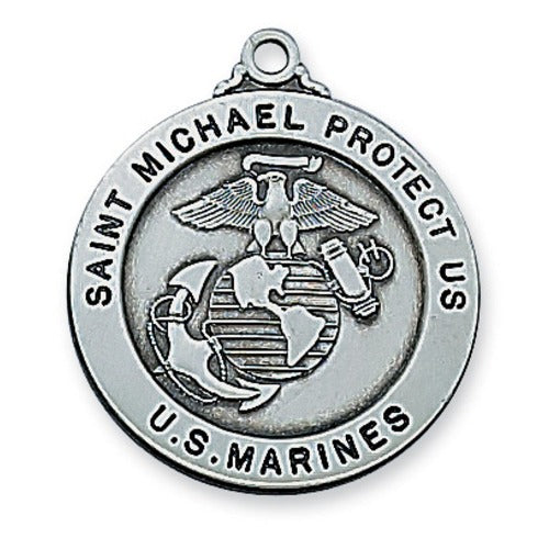 MARINES: ST MICHAEL - PEWTER - 7/8