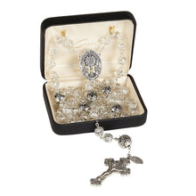 Load image into Gallery viewer, Adoration Rosary6 with Austrian Crystal and Silver Beads
