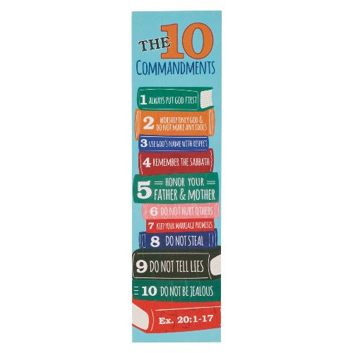 The Ten Commandments set of 10 Bookmarks
