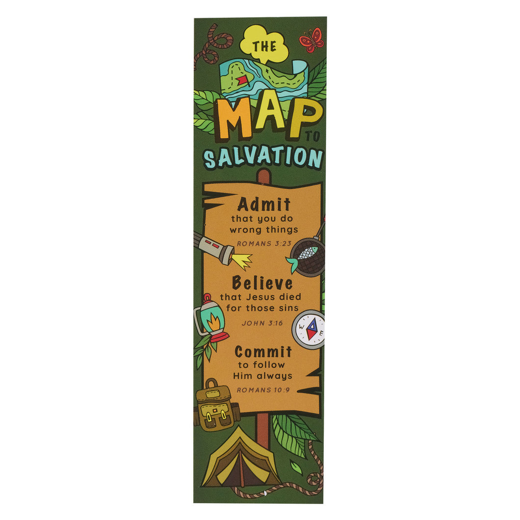 Kids Bookmark the Map to Salvation