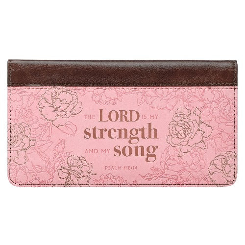 Lord is My Strength and Song Checkbook Cover