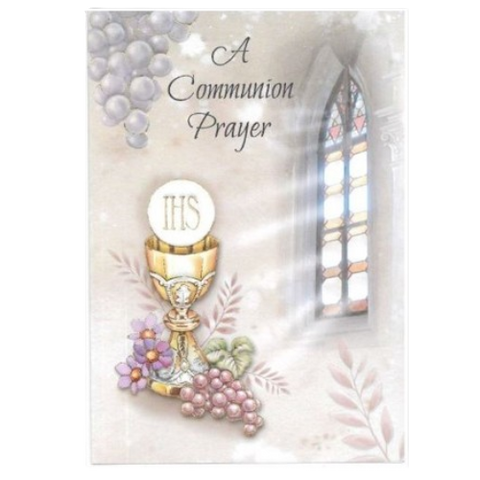 GREETING CARD - A COMMUNION PRAYER