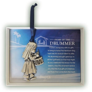 ORNAMENT - THE STORY OF THE DRUMMER BOY - 3.25"