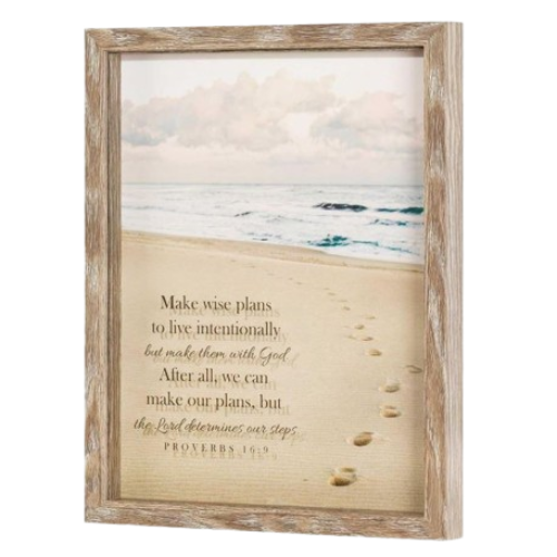 Make Wise Plans Footprints in the Sand 11