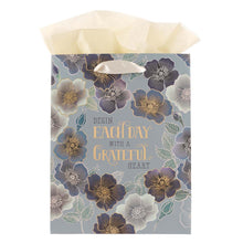 Load image into Gallery viewer, Gift Bag (M) Begin Each Day With A Grateful Heart
