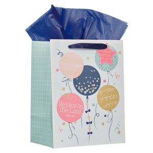 Gift Bag (M) Rejoice Colorful Balloon