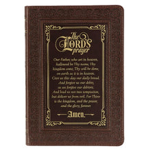 Load image into Gallery viewer, The Lord&#39;s Prayer Brown Faux Leather Journal
