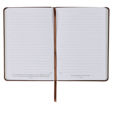 Load image into Gallery viewer, The Lord&#39;s Prayer Brown Faux Leather Journal

