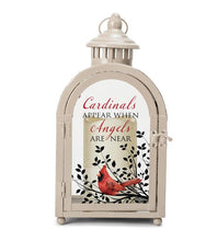 Load image into Gallery viewer, Lantern When Cardinals Appear 11&quot; Cream
