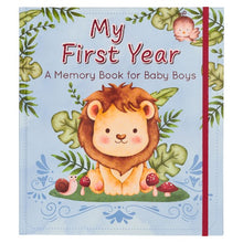 Load image into Gallery viewer, My First Year (Boy) Hardcover Memory Book
