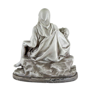 PIETA - 12.25" RESIN - STONE LOOK