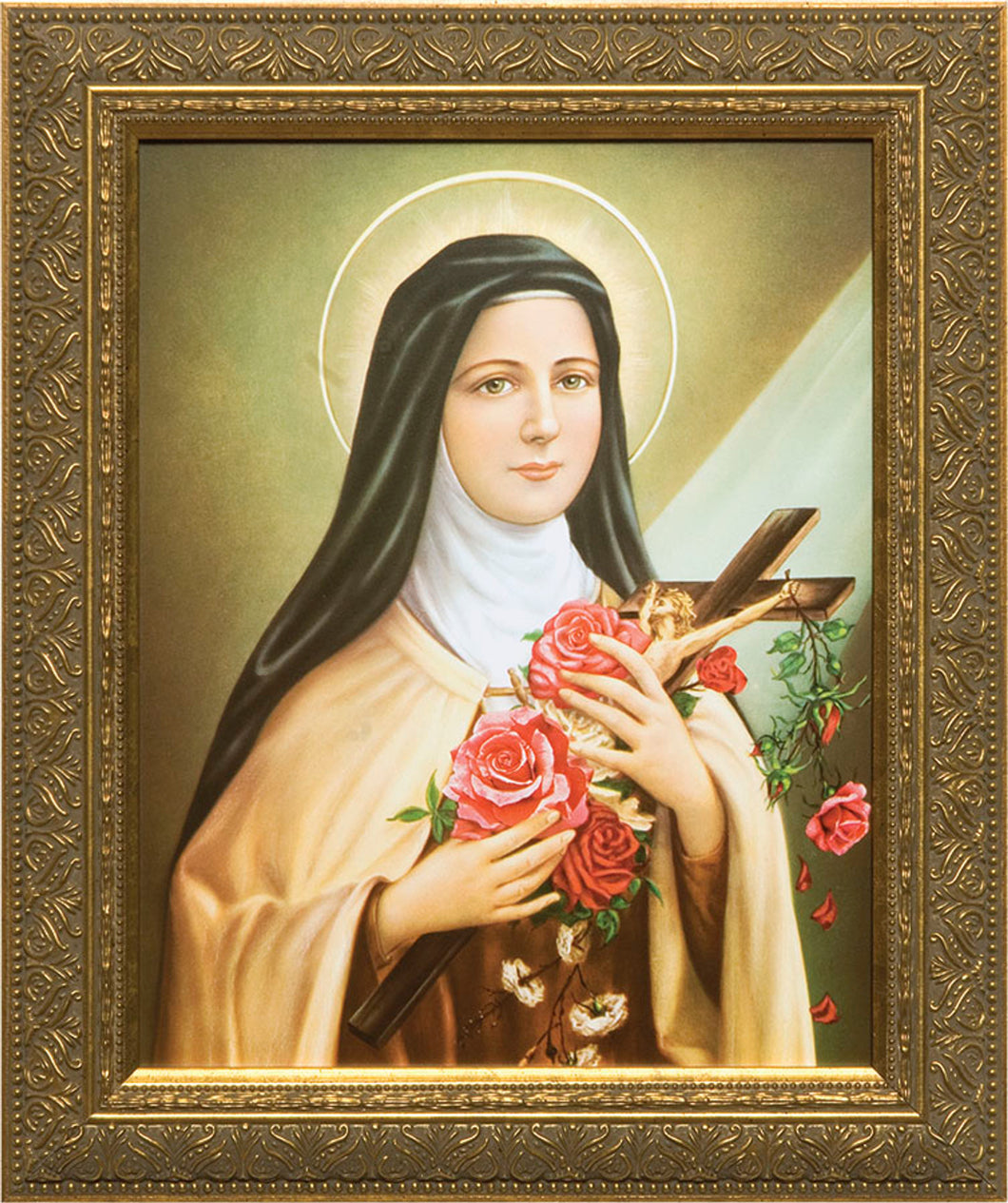 St. Therese of Lisieux Gold Framed Art 8