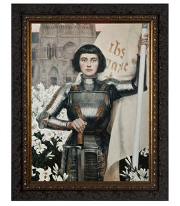 Saint Joan of Arc by Albert Lynch in Dark Frame
