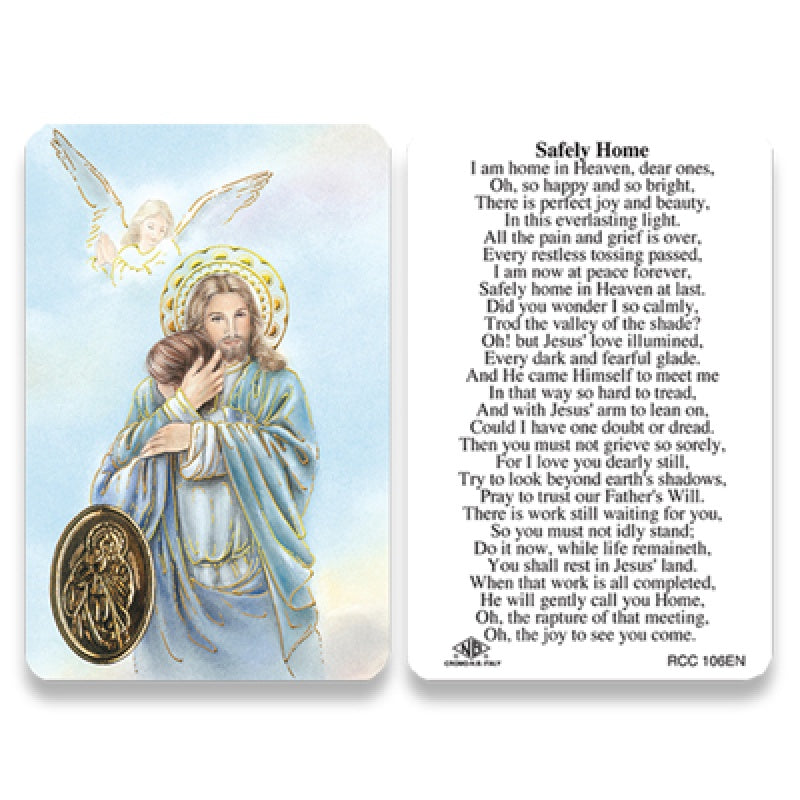 SAFELY HOME PRAYER CARD ENGLISH