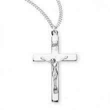 Load image into Gallery viewer, CRUCIFIX - SS - PLAIN HIGH POLISHED - 18&quot;CHAIN
