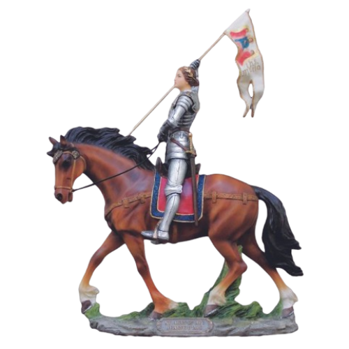St. Joan of Arc Statue in Fully Hand-Painted Color 10