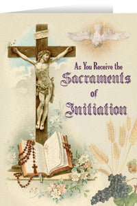 Greeting Card Crucifix RCIA