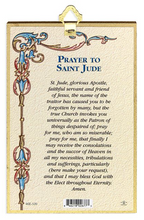 Load image into Gallery viewer, St Jude  - 4&quot; x 6&quot; Plaque - Gold Mosaic
