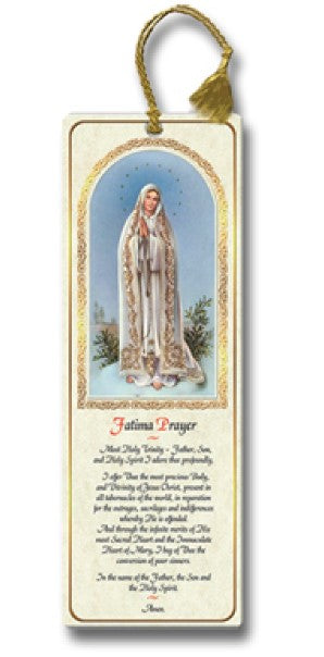 BOOKMARK OUR LADY OF FATIMA ENGLISH