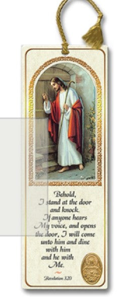 BOOKMARK JESUS KNOCKING ENGLISH