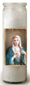 IMMACULATE HEART OF MARY 3-DAY CANDLE 8.25"