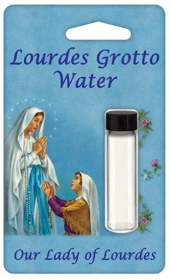 Lourdes Grotto Water with Prayer Card - NOT BLESSED – Gospa Missions