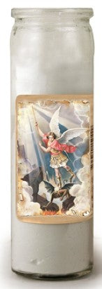 ST MICHAEL 3-DAY CANDLE 8.25