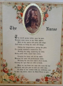 Vintage Frameable print on  Artboard "Head of Christ The Nurse"  8"x10"