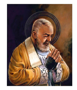 SAINT PIO OF PIETRELCINA CARDED 8X10