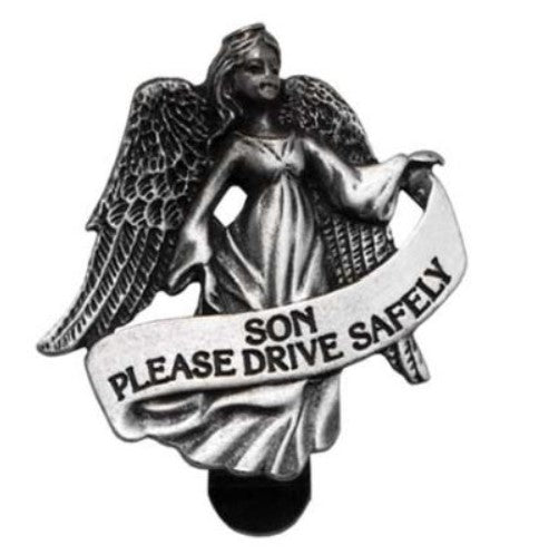 SON DRIVE SAFELY - ANGEL VISOR CLIP