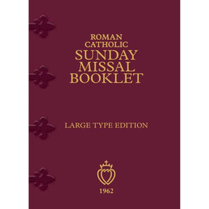SUNDAY MISSAL BOOKLET - LARGE PRINT - LATIN/ENGLISH