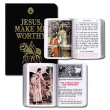 Load image into Gallery viewer, JESUS, MAKE ME WORTHY - BLACK MISSAL (AGES 6-10)
