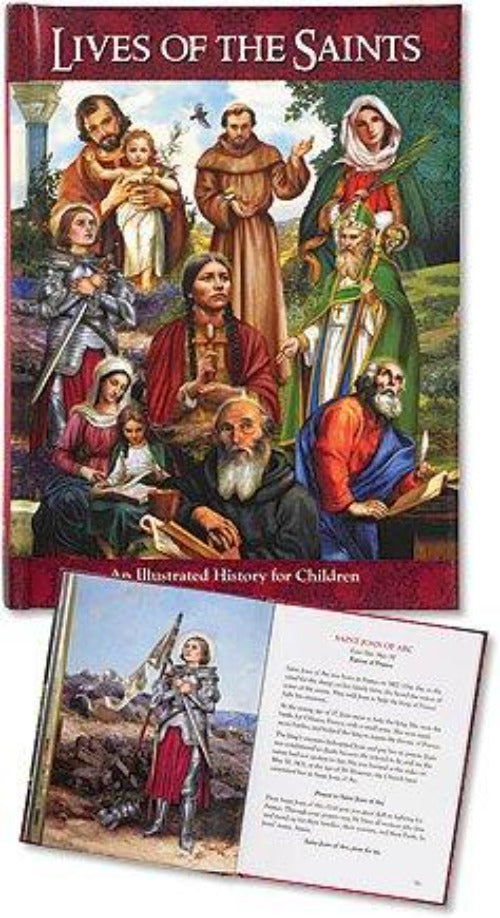 CHILDREN'S ILLUSTRATED LIVES OF THE SAINTS - HARDCOVER
