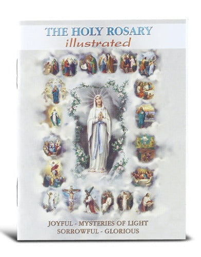 HOLY ROSARY - ILLUSTRATED BOOKLET - 20 MYSTERIES